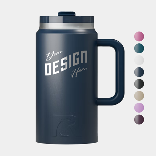 64 oz RTIC® Leak-Resistant Ceramic Lined Road Trip Tumbler w/ Custom Logo