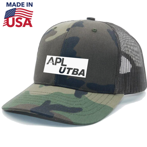 Custom Printed True American Made 6-Panel Camo Contrasting Mesh Tucker Cap