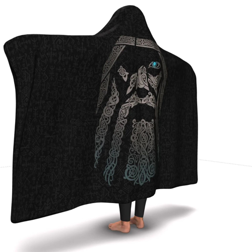 60"x 80" Oversize Custom Sublimation Sherpa Hooded Blankets