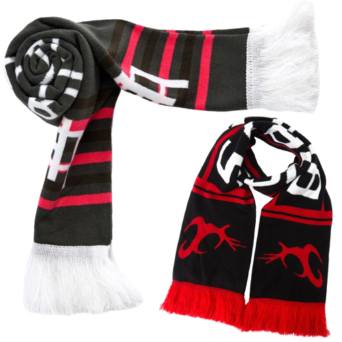 Soft Knitted Woven Scarf w/ Tassel & Custom Logo