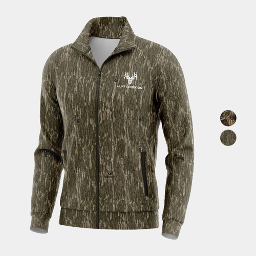 Mossy Oak® Men's 8.2 oz. Track Jacket with Pocket w/ Custom Logo