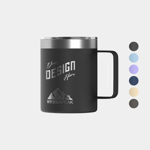 14 oz Hydrapeak® Stainless Steel Insulated Coffee Mug w/ Custom Logo