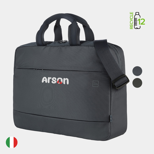 TUCANO® - Italy GLOBAL Recycled Modern Business 16" Laptop Bag w/ Custom Logo