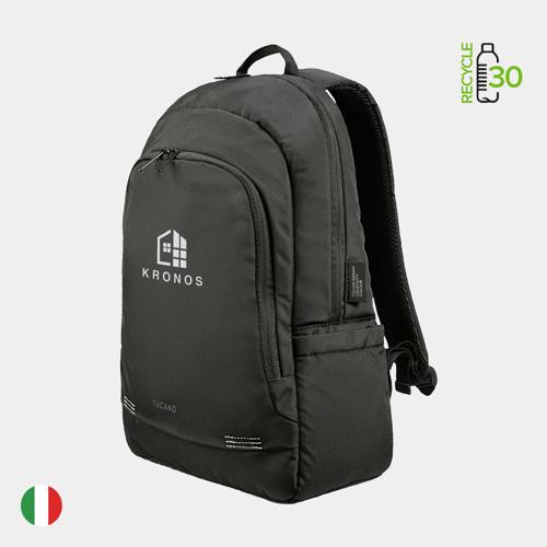 Tucano - Italy Recycled Forte 16" Tech Backpack (11" x 17.7" x 5.1") w/ Custom Logo