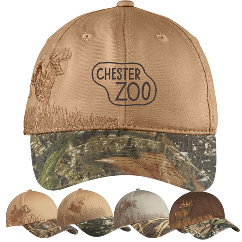 Port Authority® Camouflage Embroidered Cap w/ Adjustable backing