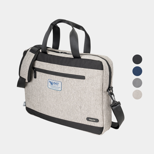 RejuVe® MILANO Recycled Heather Executive Business 16" Laptop Brief Bag w/ Custom Logo