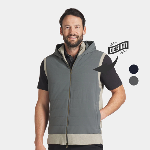 PUMA® Clubhouse Hybrid Men's Golf Vest w/ Custom Logo