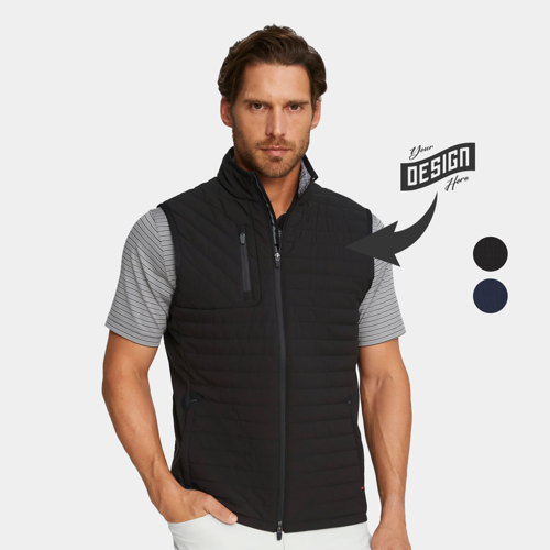 PUMA® Scotia Quilted Men's Golf Vest w/ Custom Logo