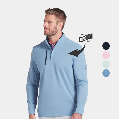 PUMA® AP CLOUDSPUN Tech UPF 50+ Men's Golf 1/4 Zip w/ Custom Logo