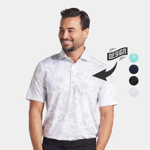 PUMA® MATTR Rose UPF 40+ Men's Golf Polo Shirt w/ Custom Logo