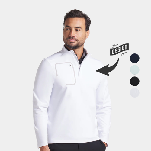 PUMA® CLOUDSPUN Tech UPF 50+ Men's Golf 1/4 Zip w/ Custom Logo