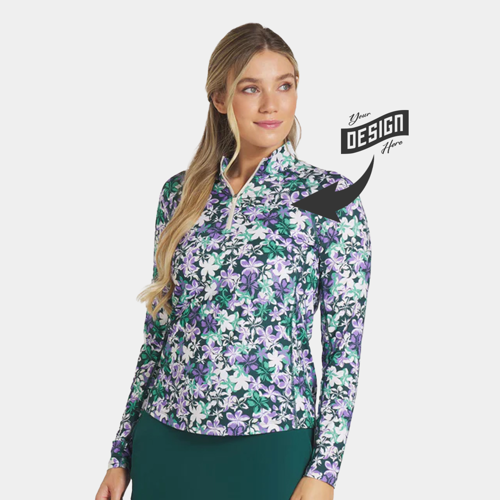 PUMA® YouV Lillie UPF 50+ Women's Golf 1/4 Zip w/ Custom Logo