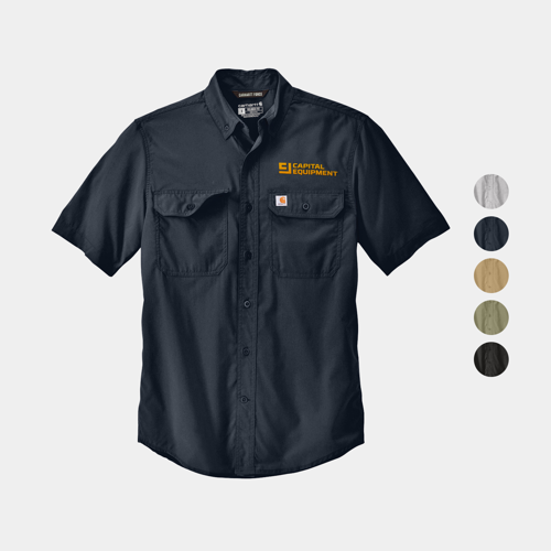 Carhartt® Double Pocket Short Sleeve Shirt w/ Custom Logo