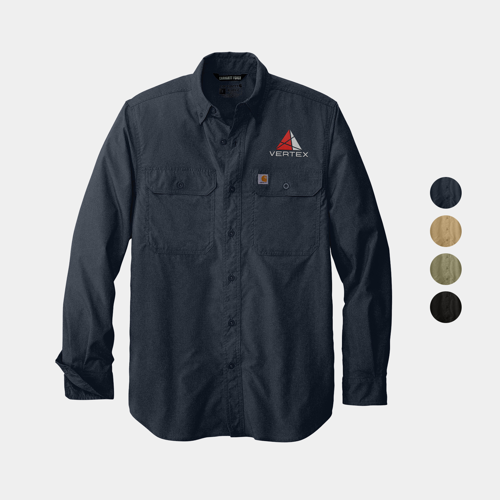 Carhartt® Double Pocket Long Shirt w/ Custom Logo