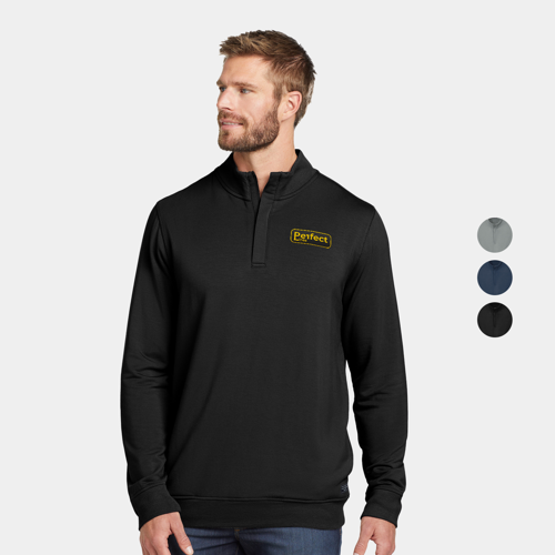 TravisMathew 1/4-Zip Fleece Sweatshirt w/ Custom Logo