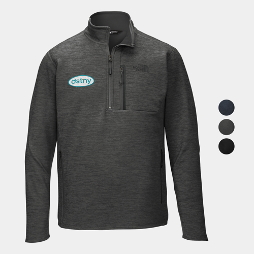 The North Face® Men's 1/2-Zip Full Sleeve Fleece w/ Custom Logo