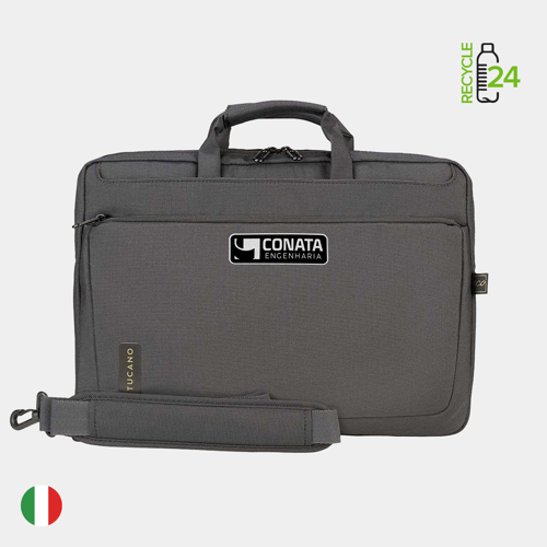TUCANO® - Italy Recycled Executive Slim 16" Laptop Bag w/ Custom Logo