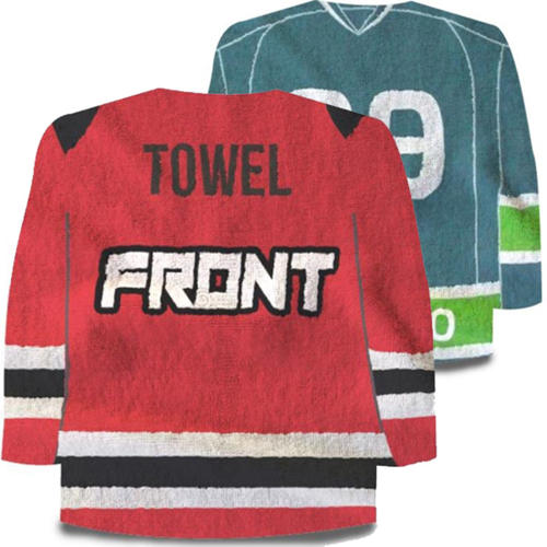 17"W x 17"L Long Sleeve Jersey Rally Towel w/ Custom Sublimation