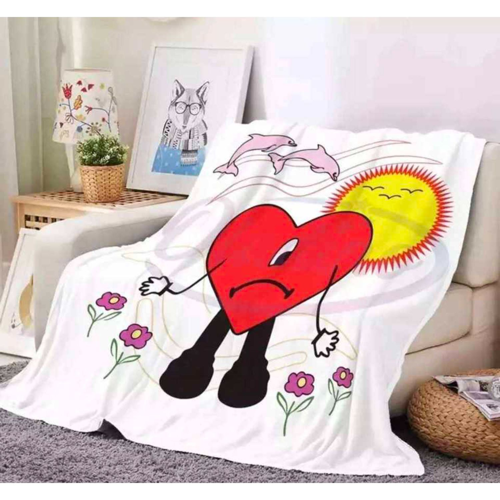 25"x 50" 300 GSM Plush Flannel Custom Sublimation Blanket