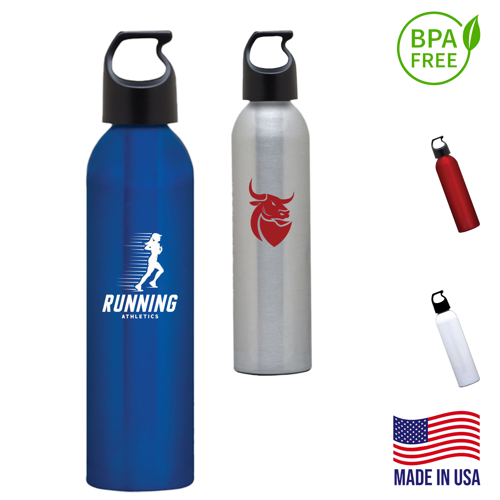 BPA Free USA Made 24 oz. BPA free Aluminum sports bottles