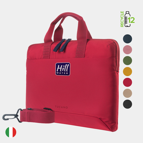 TUCANO® - Italy Recycled Anti-Shock Business Slim 16" Laptop Bag w/ Custom Logo