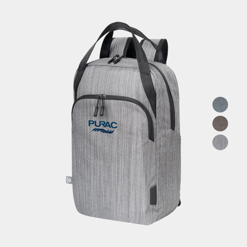 RejuVe® METRO Recycled Heather Executive Backpack w/ Custom Logo