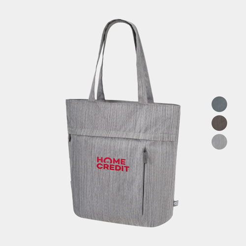 RejuVe® MOTO Recycled Heather Business Executive Commuter Tote Bag w/ Custom Logo