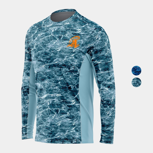 Mossy Oak® Men's 4.4 oz. Polyester Interlock Long Sleeve T-Shirt, UPF 50+ w/ Custom Logo