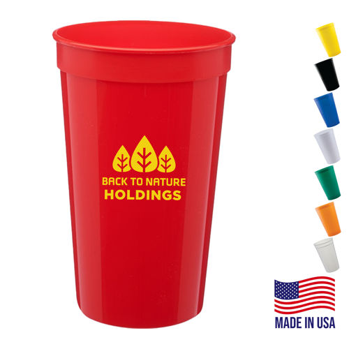 USA Made 22 oz. Stadium Cup w/ Custom Logo