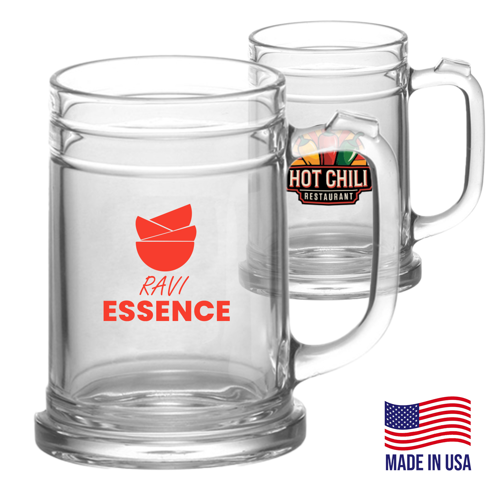 16 oz. USA Made Clear ARC Koblenz Coffee Mugs w/ Custom logo