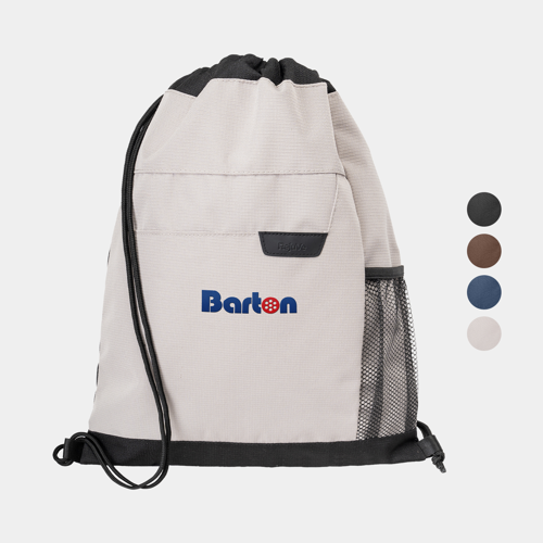 RejuVe® ROVE Recycled Heather Modern Executive Drawstring Bag w/ Custom Logo