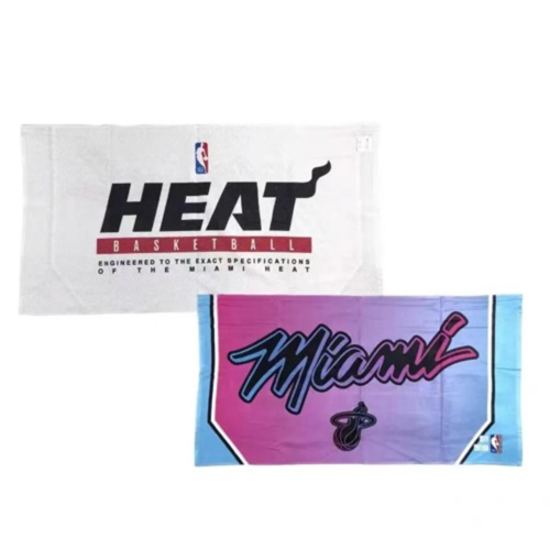 11" x 18" Custom Sublimated Serged Hem Microfiber Rally Towel