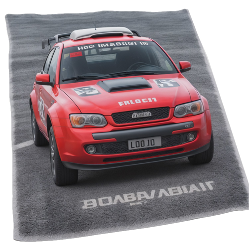 15" x 18" Custom Sublimated Serged Hem Microfiber Rally Towel