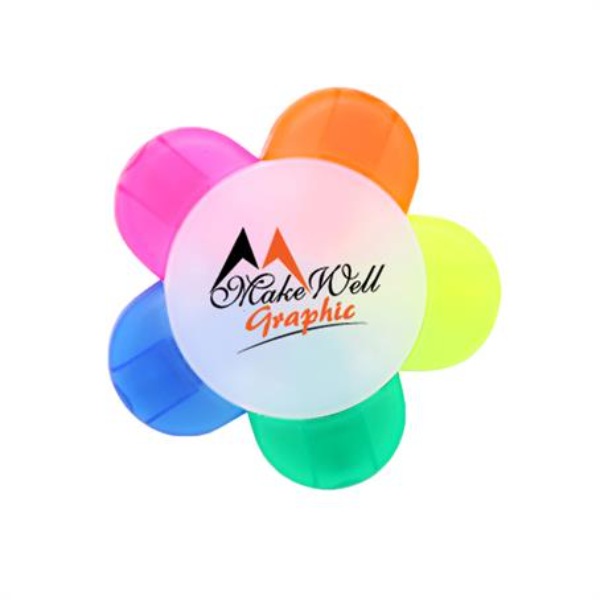 Custom Flower Five Color Highlighter
