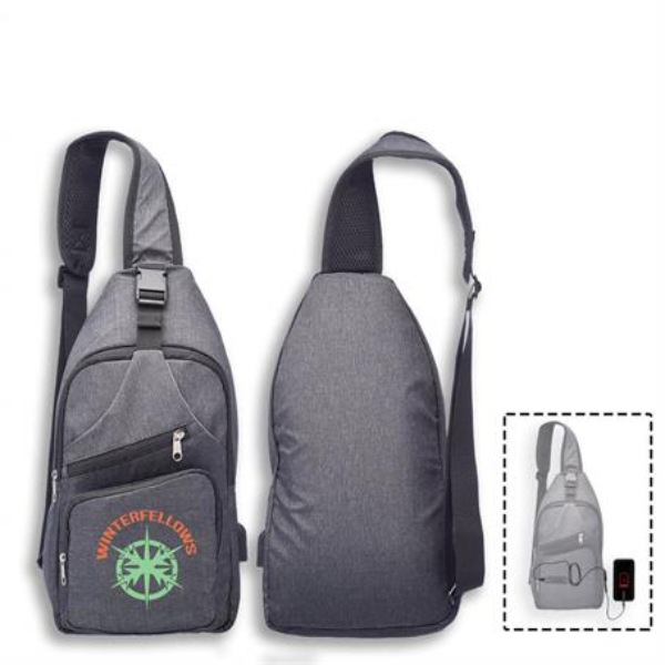 Traveler Shoulder Crossbody Sling Bag w/ Custom Logo