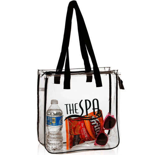 12"W x 12"H x 6"G Clear Tote Bags