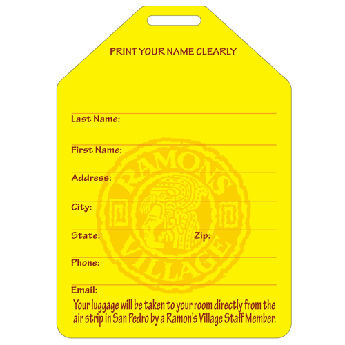 USA Made Custom Full Color Luggage Tag