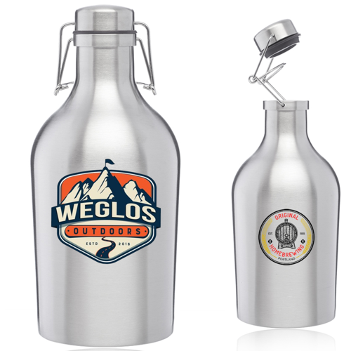 2 Liter Dublin Stainless Steel Picnic Growler Flask