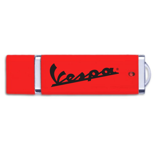 1GB - Acadia Slim Plastic USB Drive w/ Custom Logo