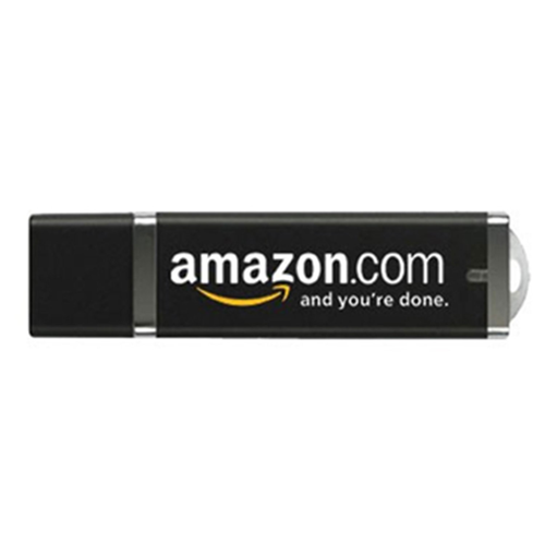 2GB - Acadia Slim Plastic USB Drive w/ Custom Logo