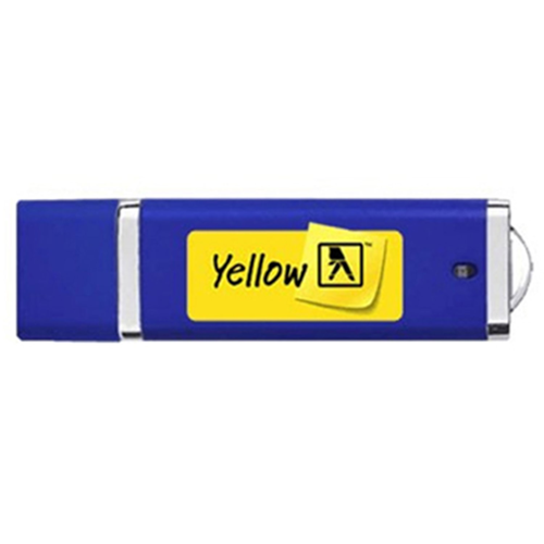 4GB - Acadia Slim Plastic USB Drive w/ Custom Logo