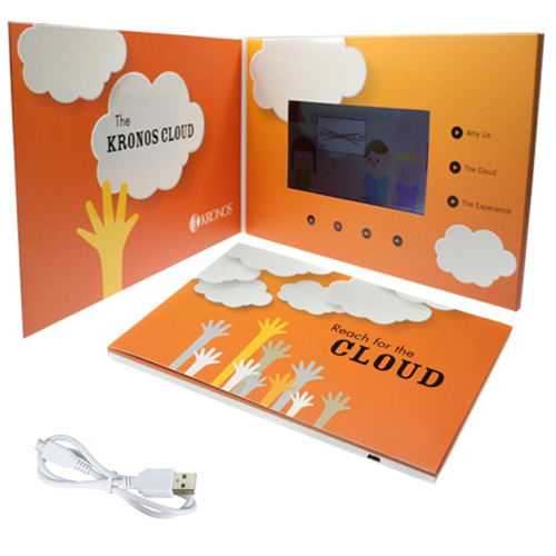 256MB - Mimosa 5" LCD Video Bi-fold Brochure