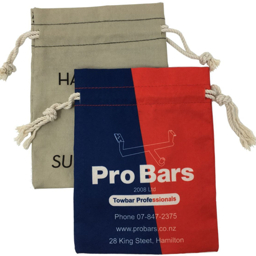 4" X 5" Full Color Cotton Utility Drawstring Pouch