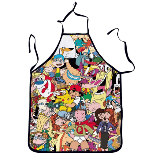 28.5" x 34" Full Color Wide Bib Butcher Apron