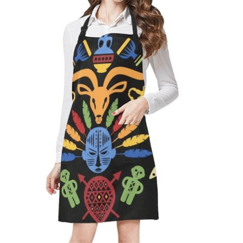 24" X 34" Custom Sublimation Full Length Apron w/ Adjustable Neck Strap