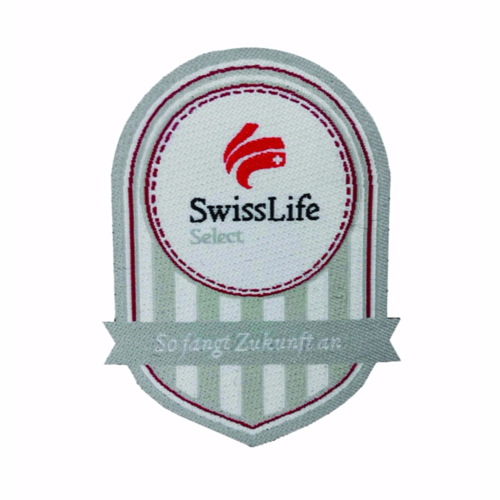 2"- 75% Embroidered Patch W/ Custom Logo