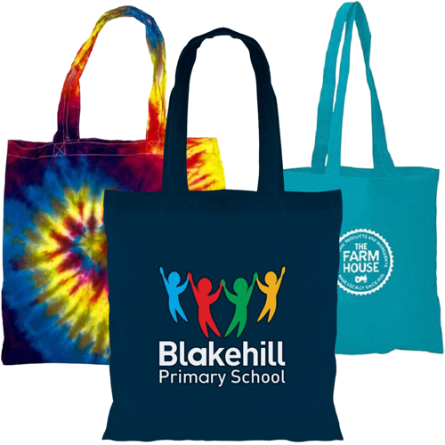 8"x 8" Shopping Cotton Tote bag Grocery Full Color Bags
