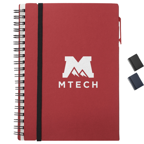 Custom Spiral Notebooks with Elastic Closure Band