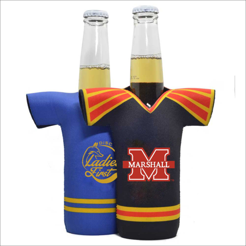 12 Oz. Neoprene V-neck T-SHIRT shape Bottle Cooler