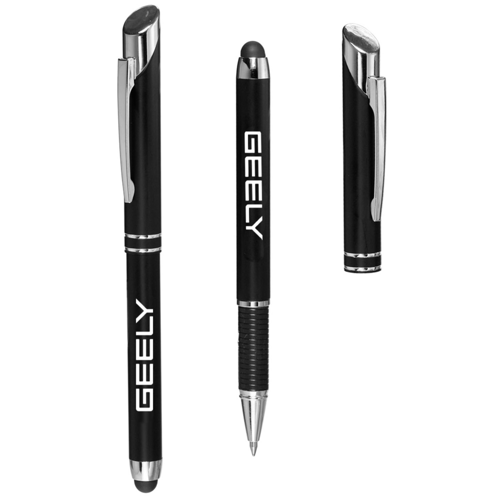 Custom Sleek Metal Finish Stylus Pens with Logo